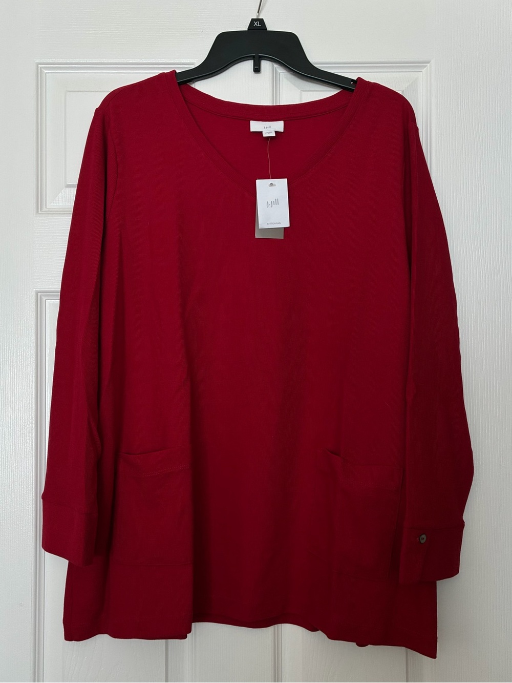 NWT J.Jill Red Tunic XL
